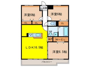 グランディールの物件間取画像